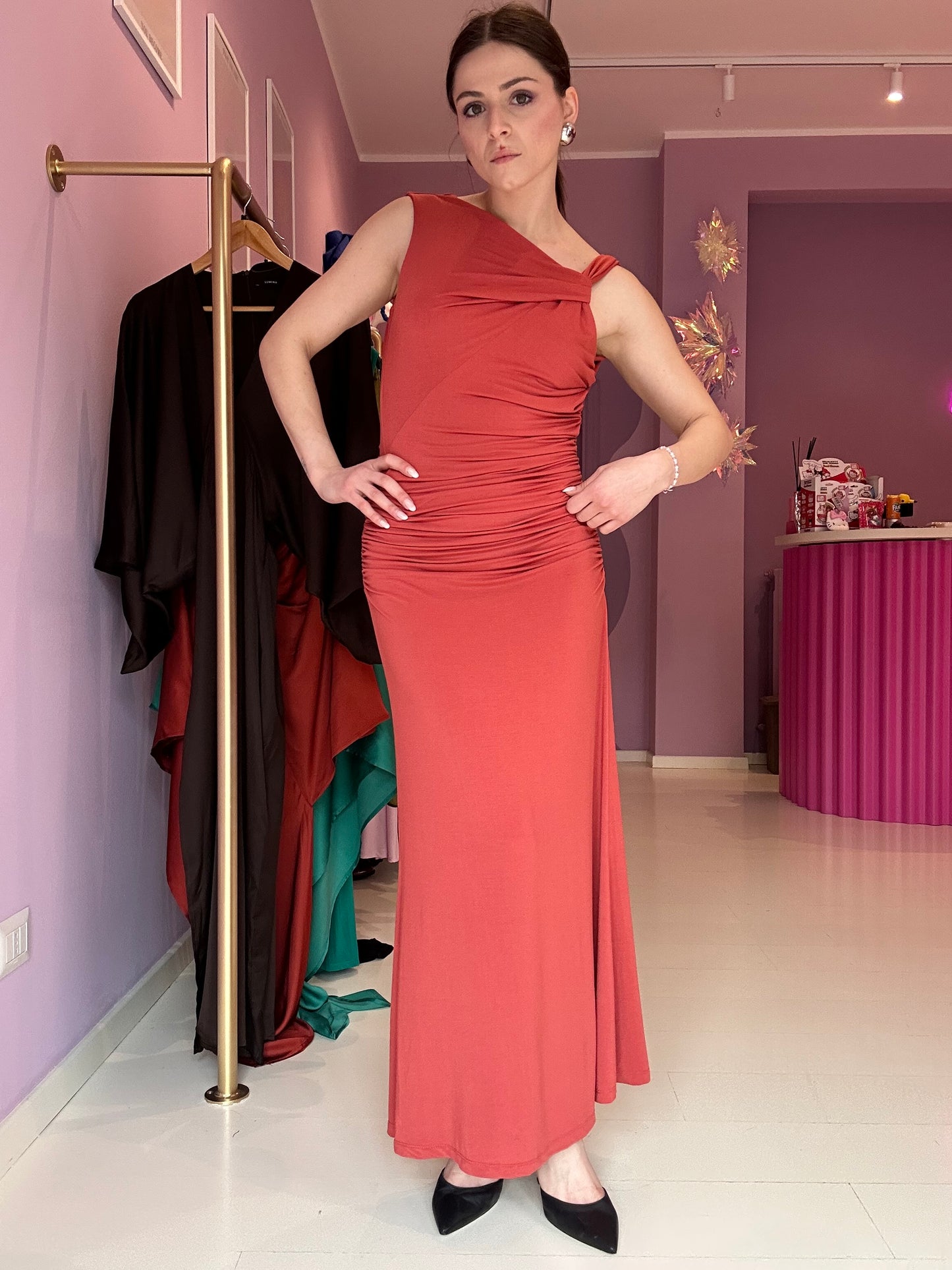 Vestito Angelina Ruggine