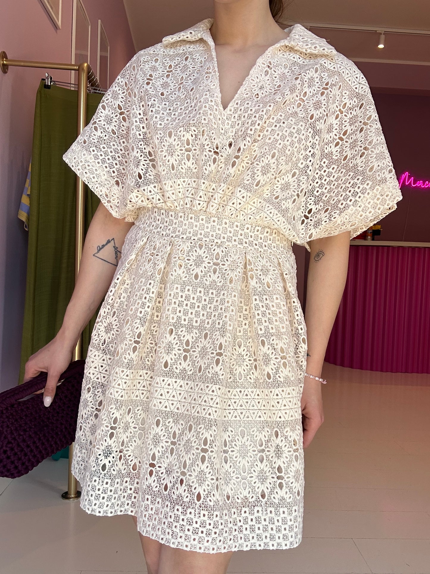 Vestito Kiki Crema