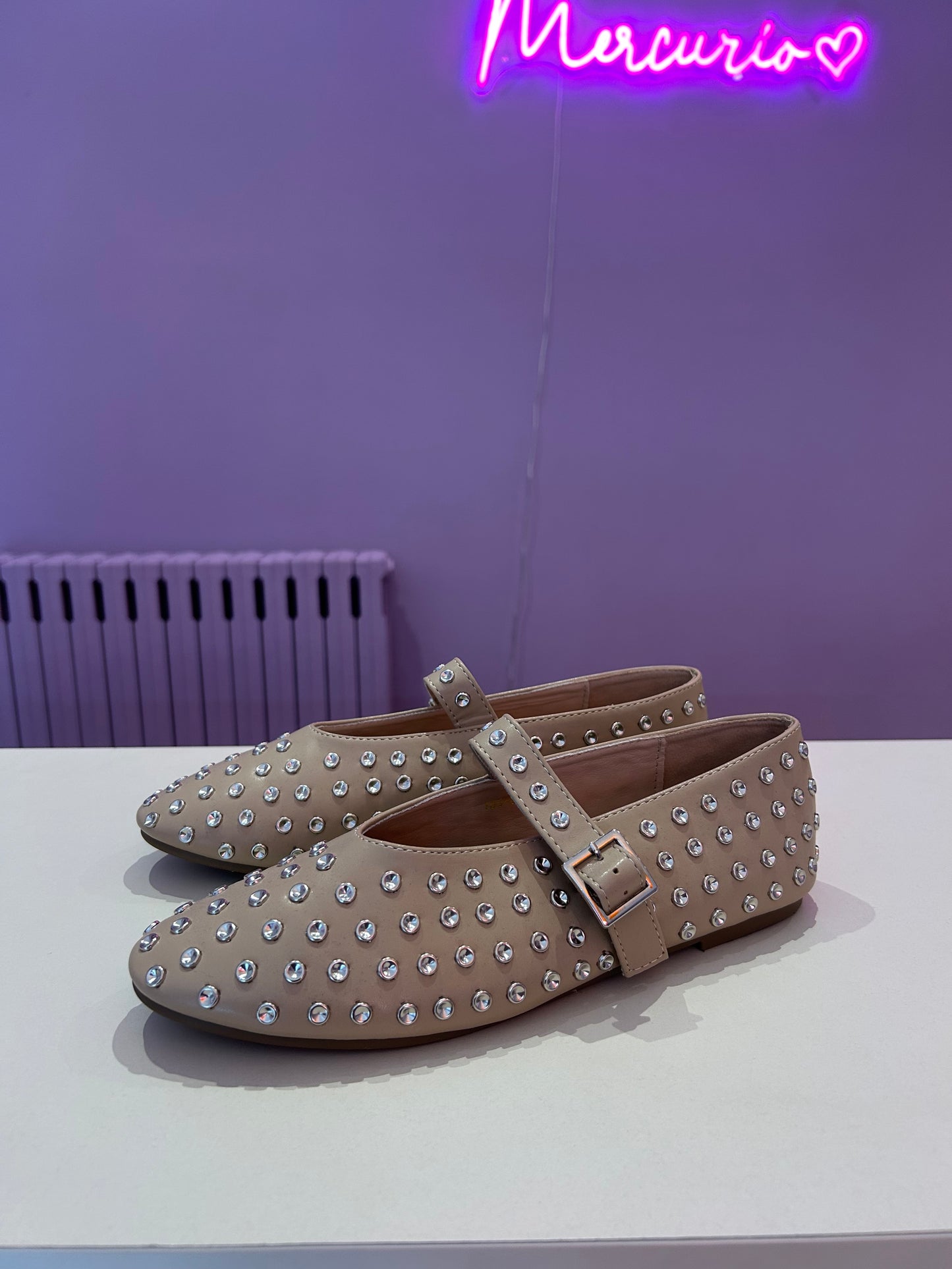 Ballerina Borchie Beige