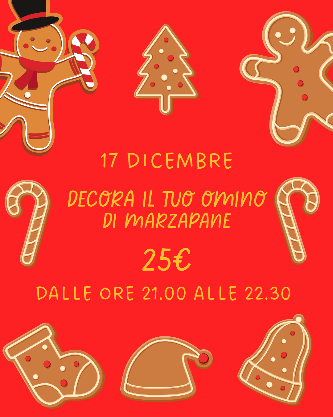 Decorazione Omini di Marzapane.
