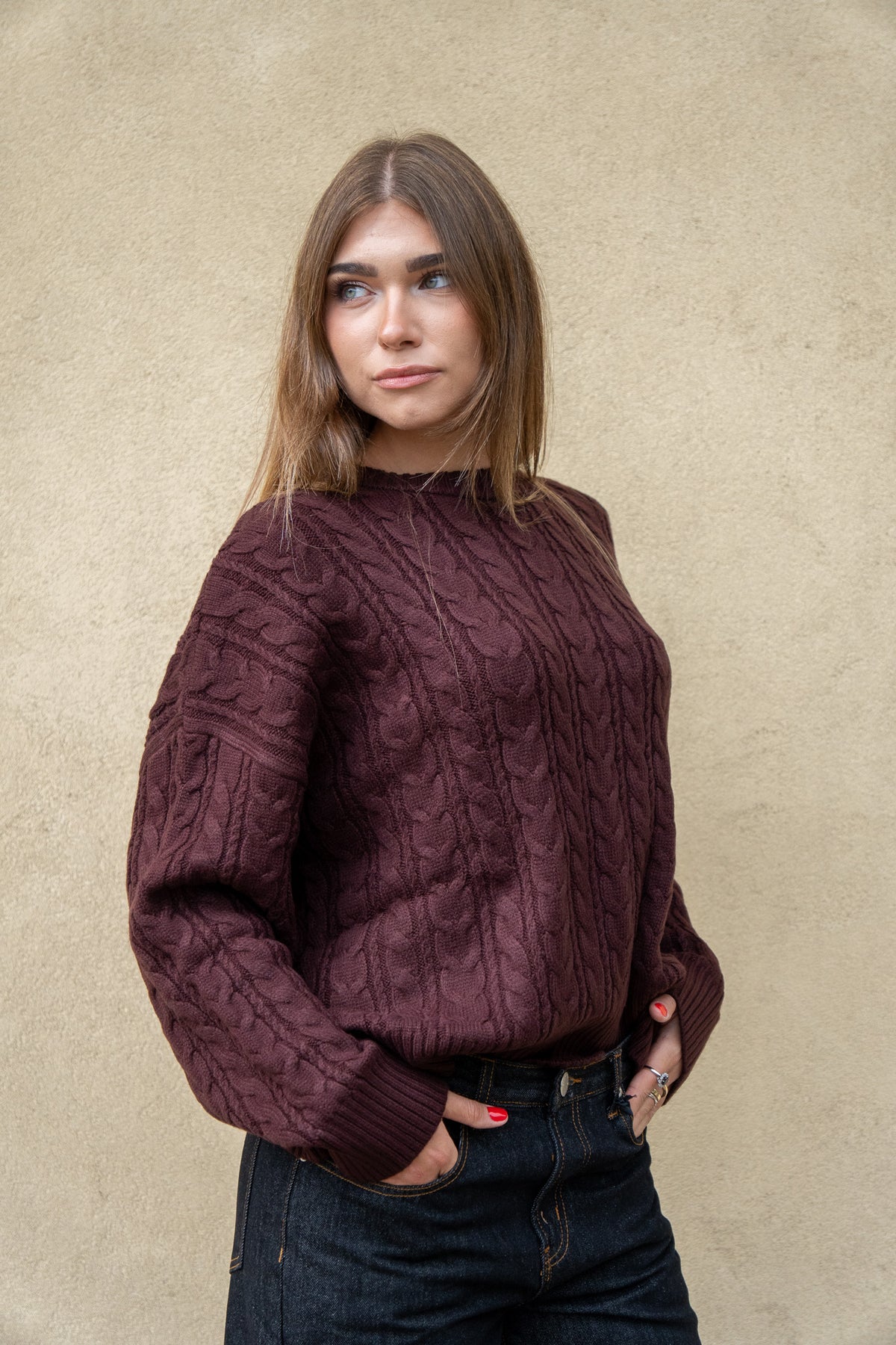 Maglione Camille Bordeaux