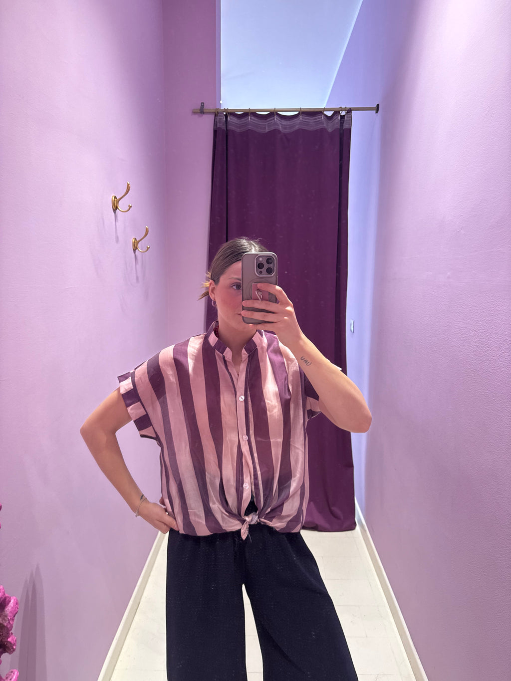 Camicia Lanzarote Malva/Rosa