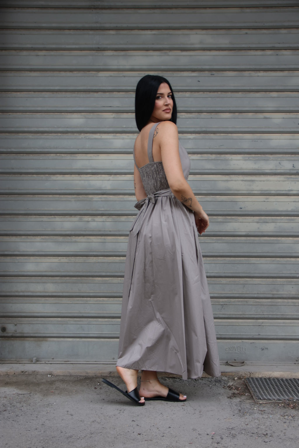 Vestito Corinne Greige