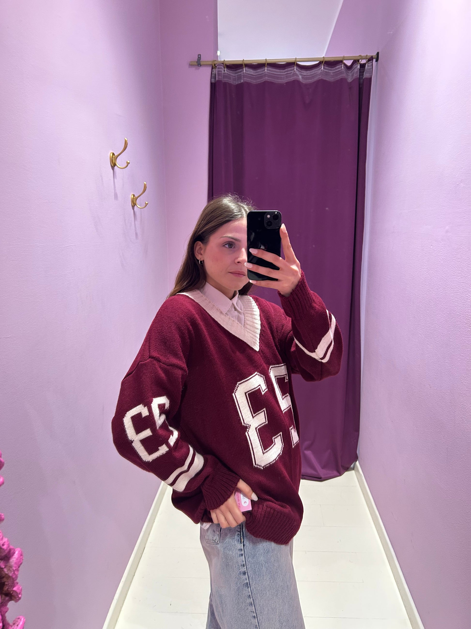 Maglione Glenn Bordeaux