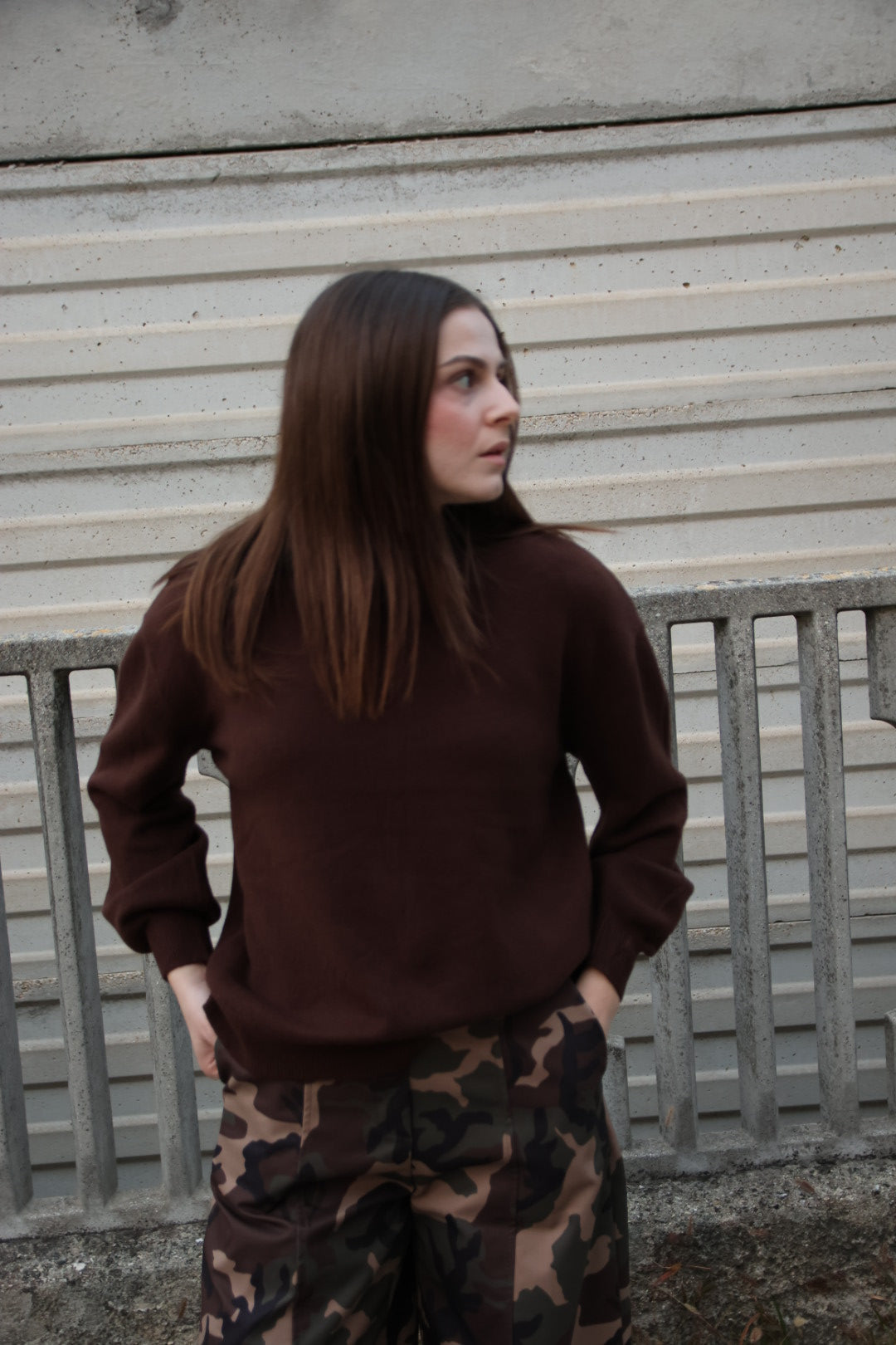 Maglia Harper Marrone