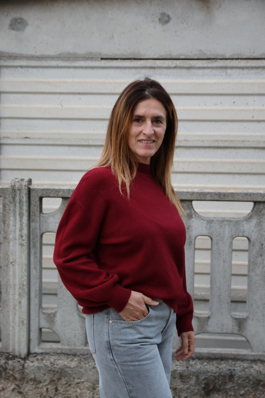 Maglia Harper Bordeaux