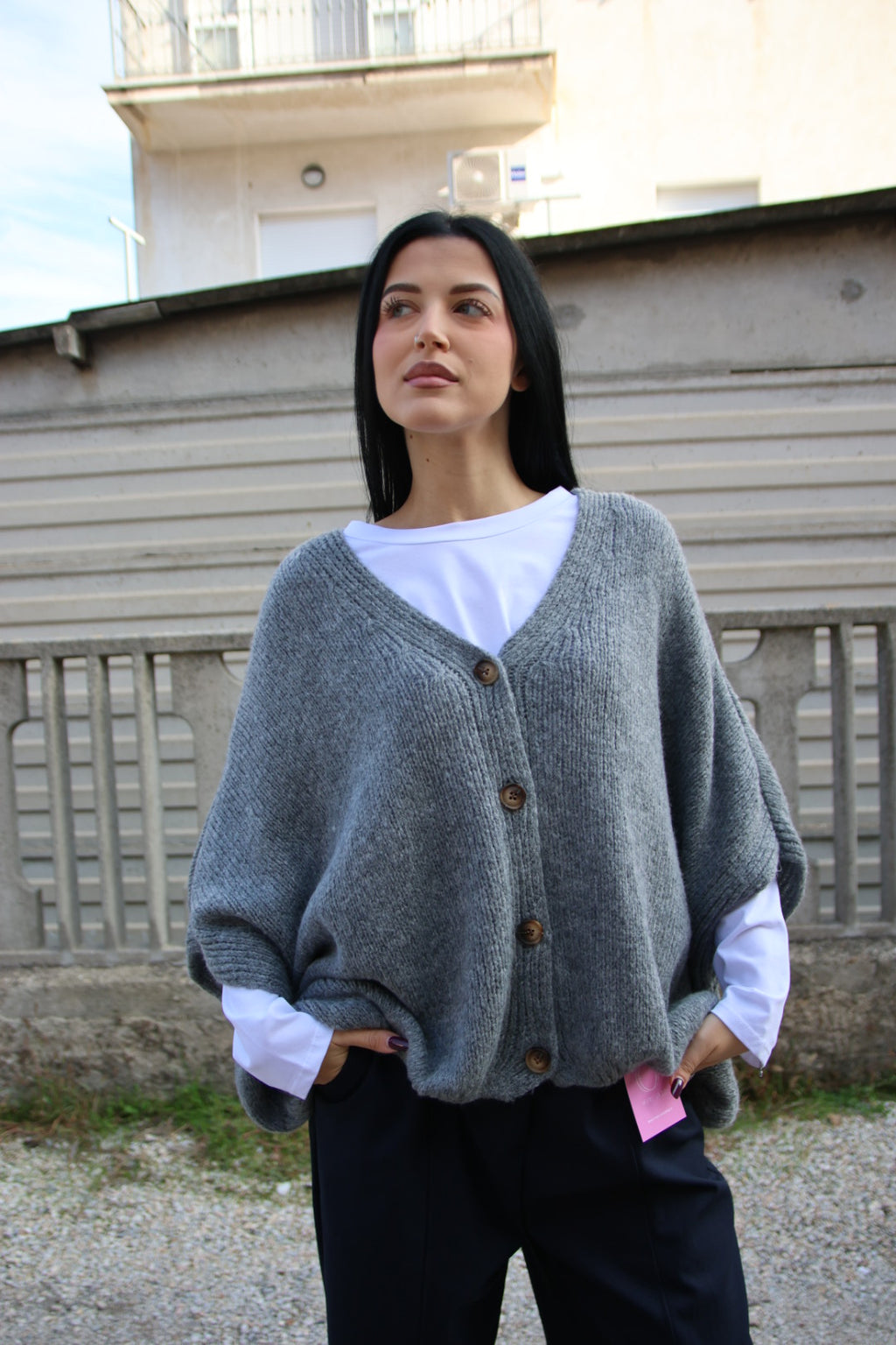 Gilet Tecla Grigio
