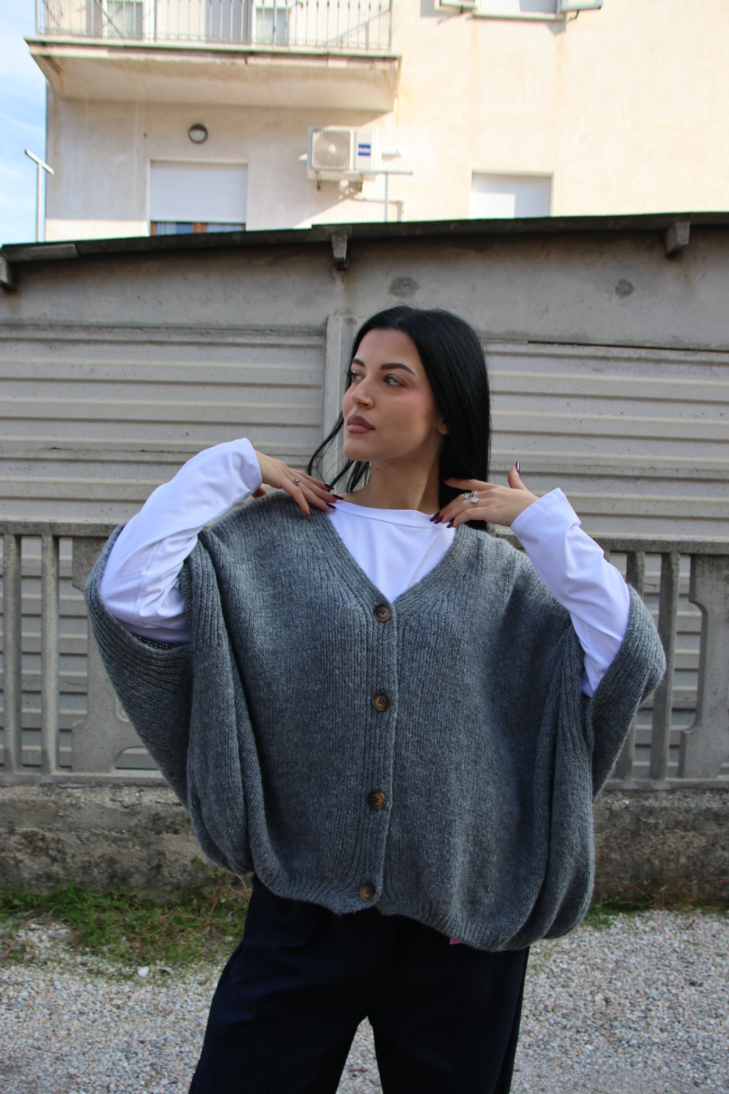 Gilet Tecla Grigio