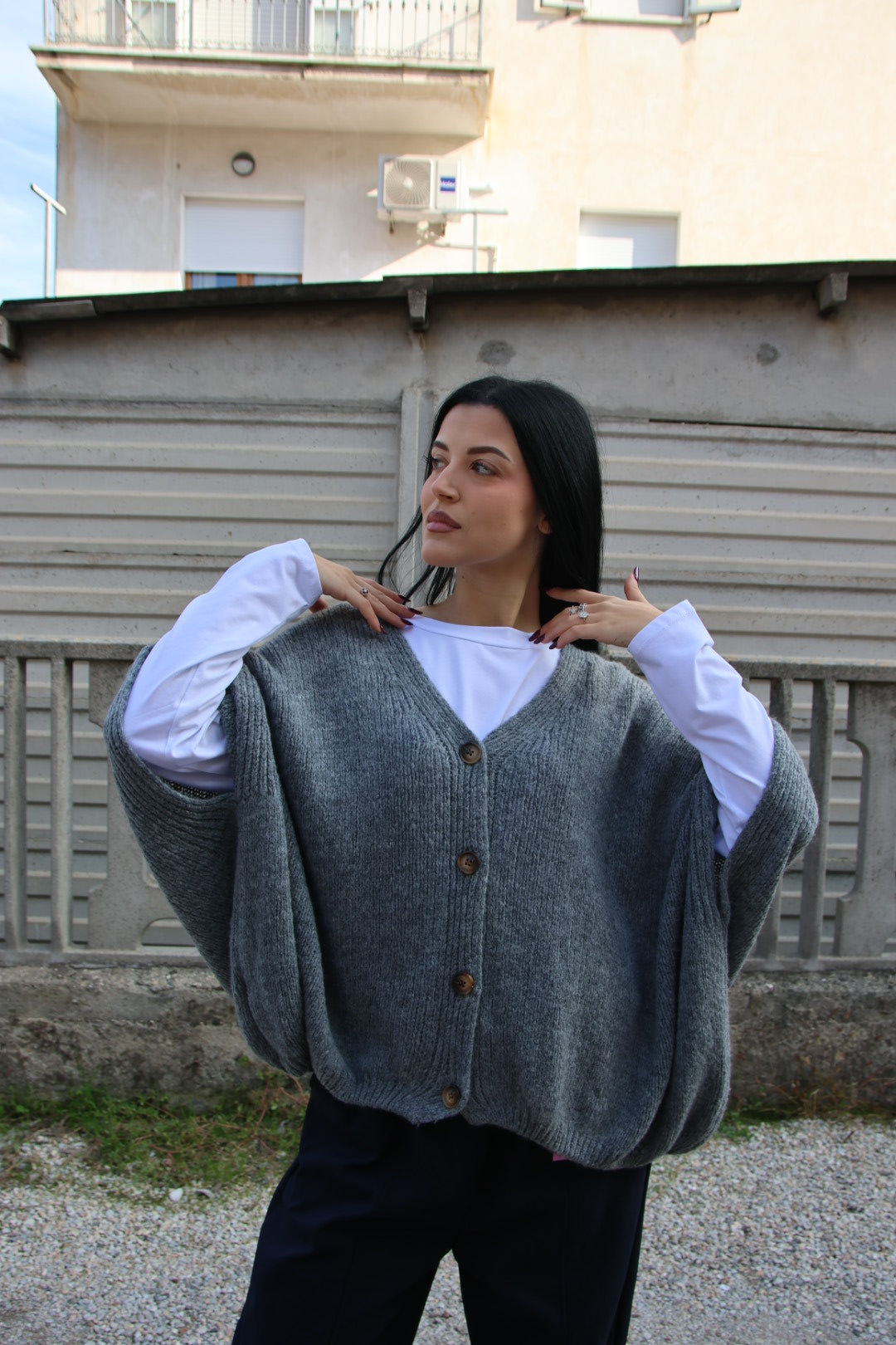 Gilet Tecla Grigio