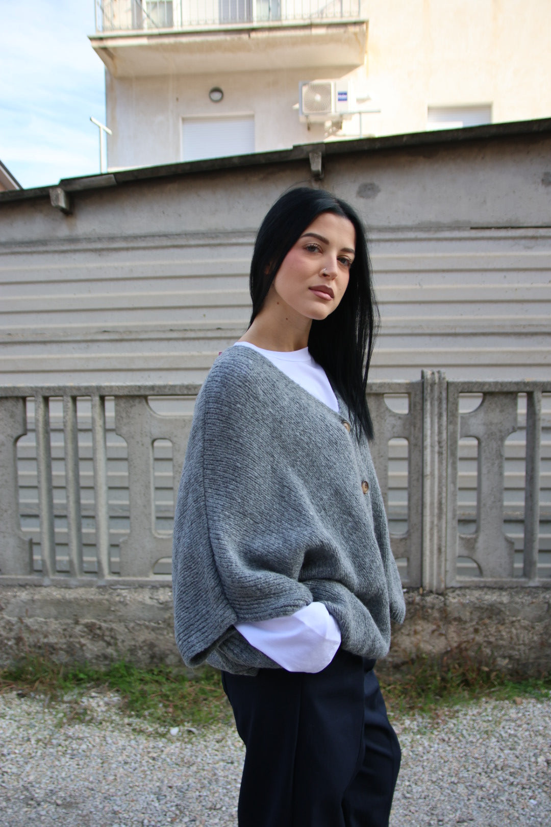 Gilet Tecla Grigio