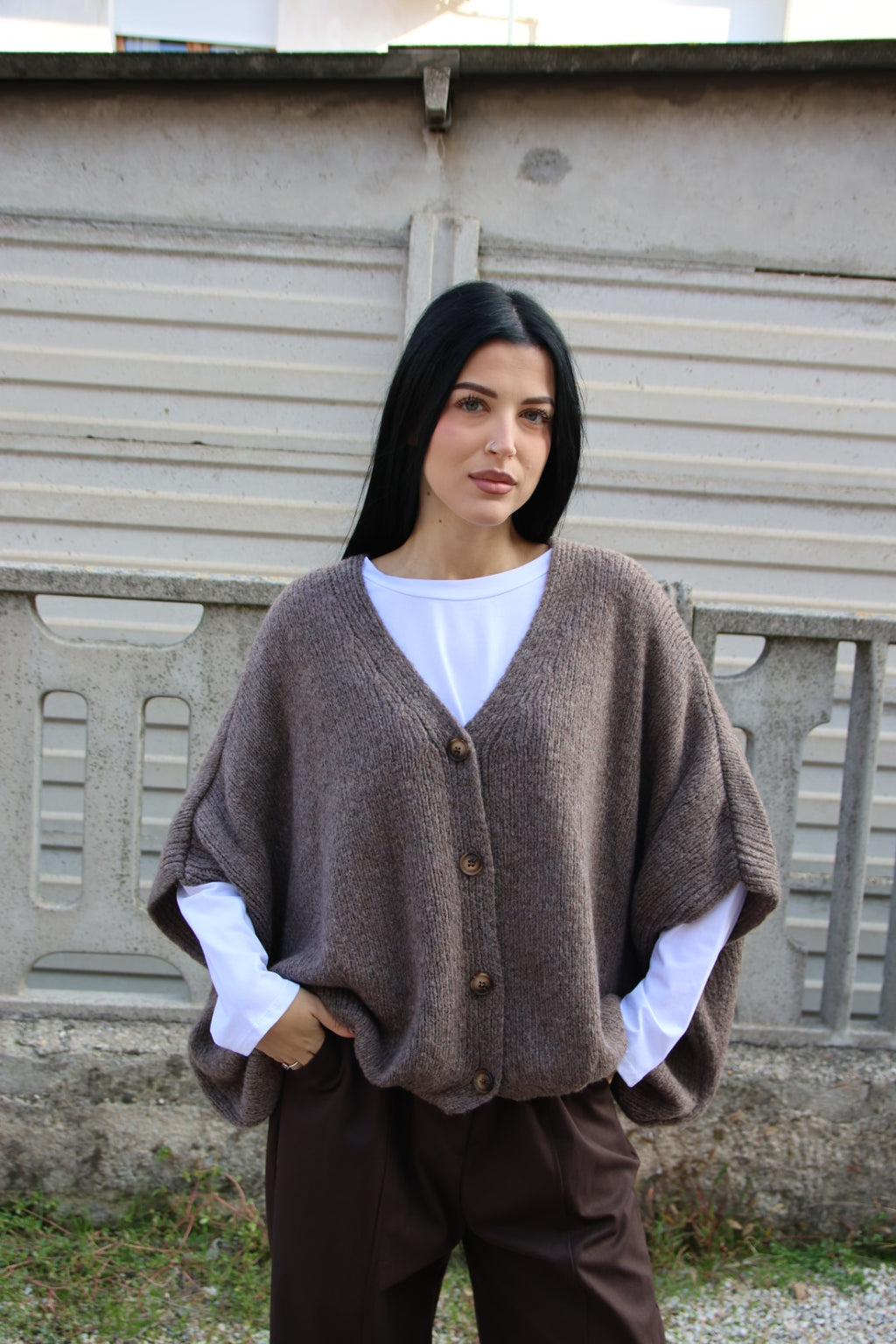 Gilet Tecla Tortora