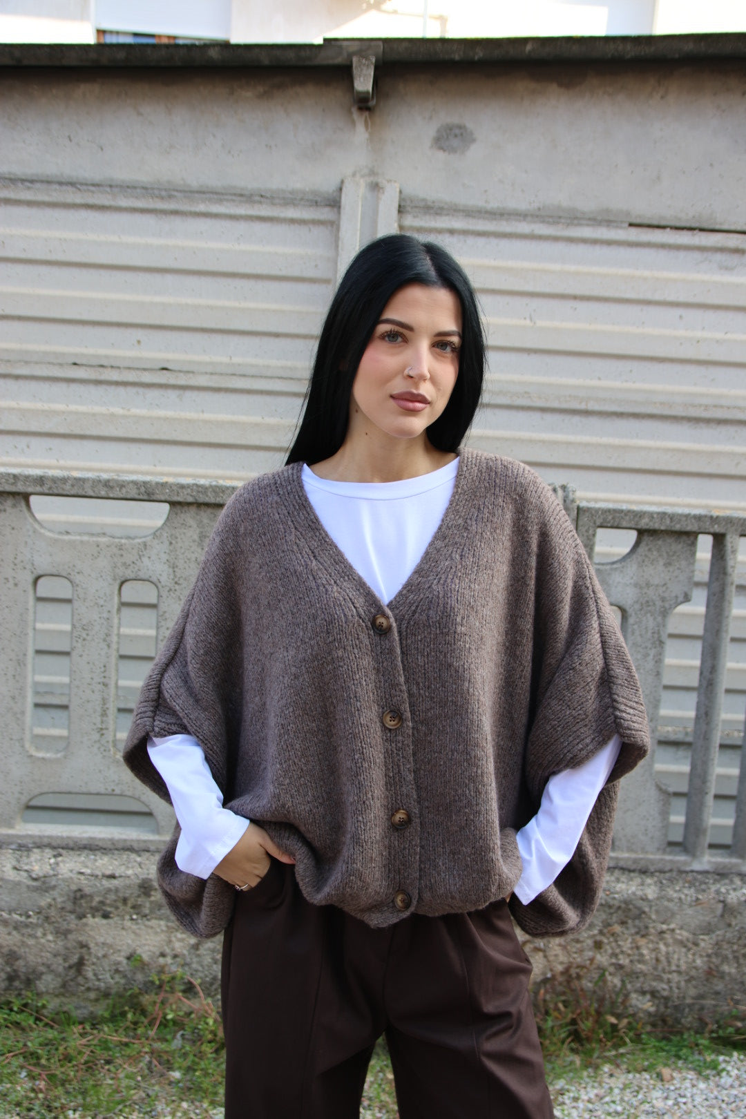 Gilet Tecla Tortora