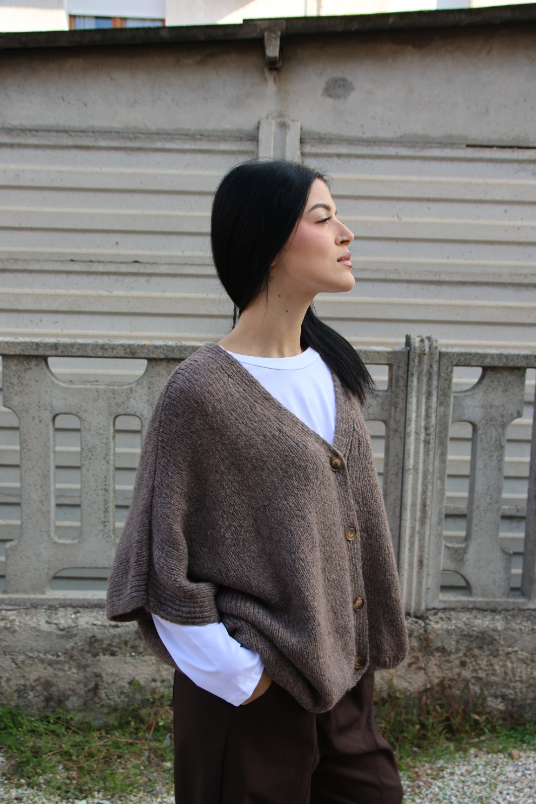 Gilet Tecla Tortora