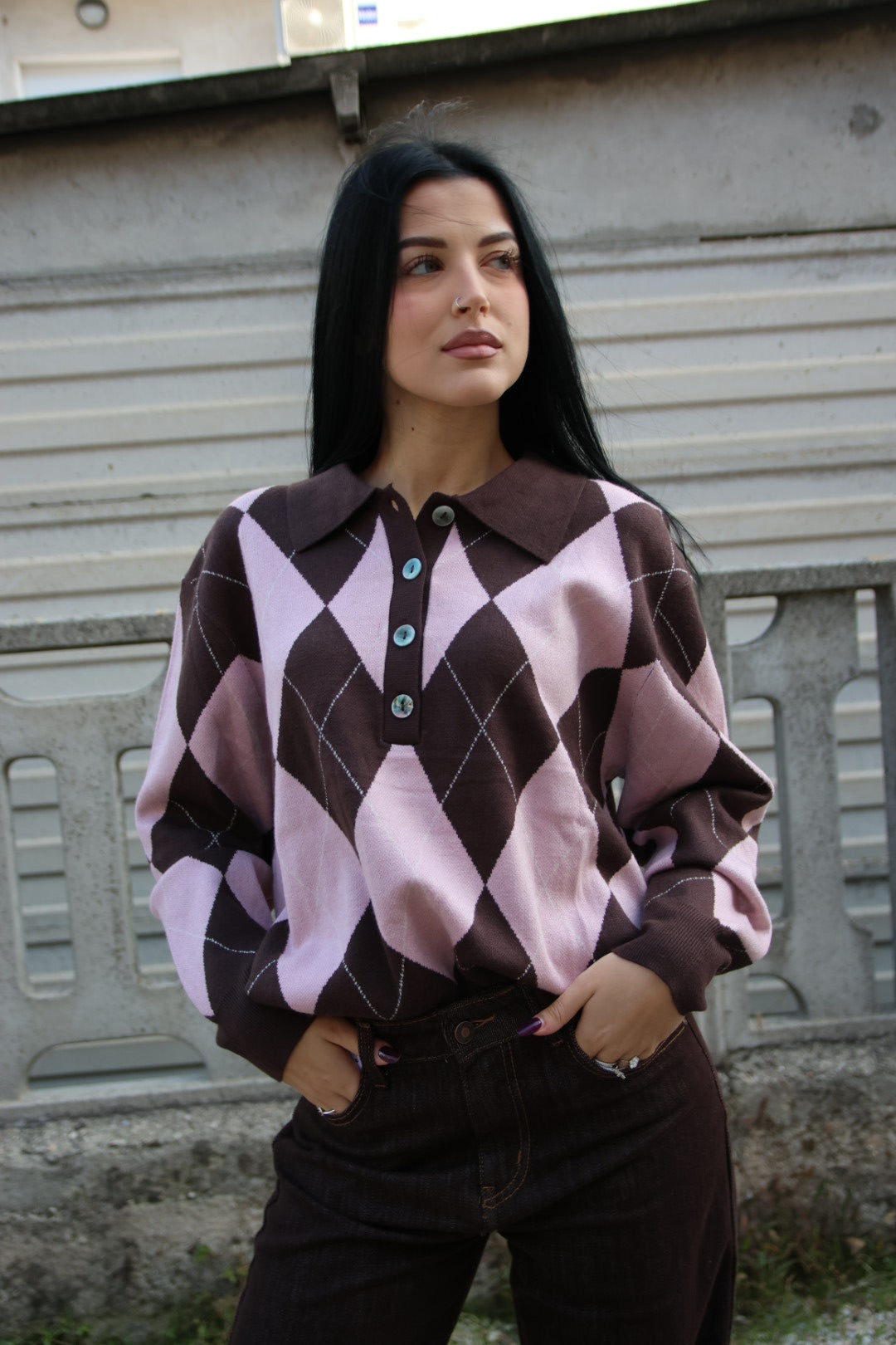 Maglione Zelda Rosa