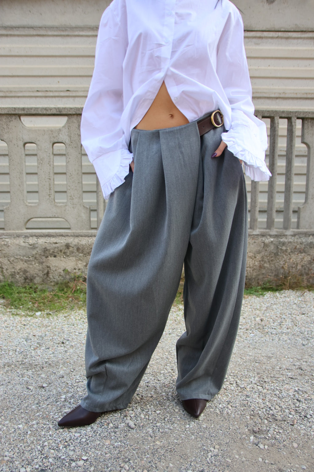 Pantalone Sasha Grigio