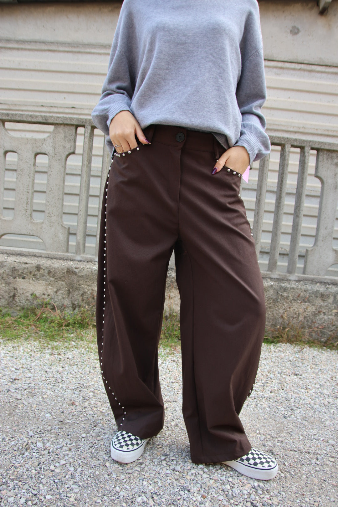Pantaloni Gea Marrone