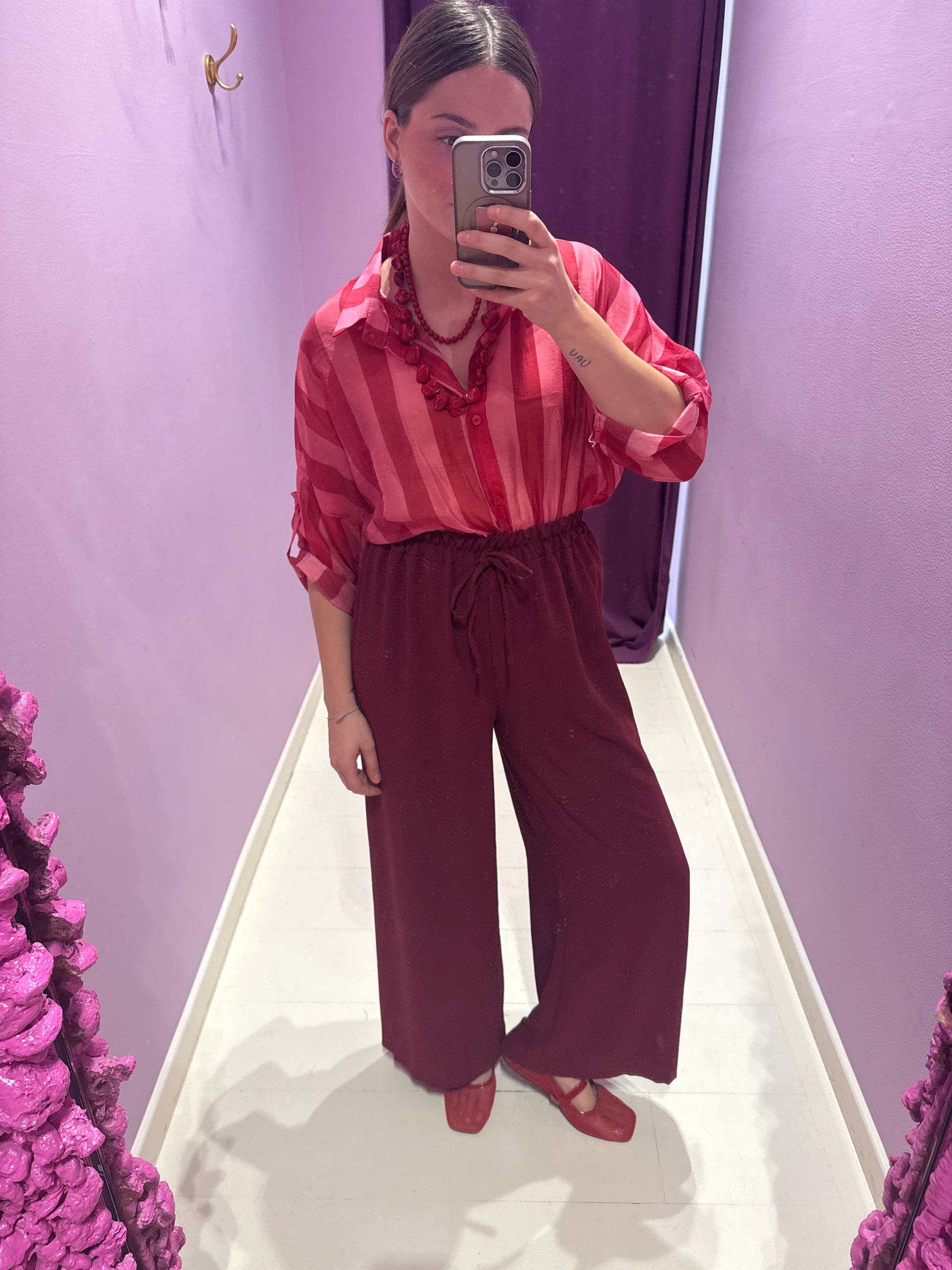 Pantalone Milos Bordeaux