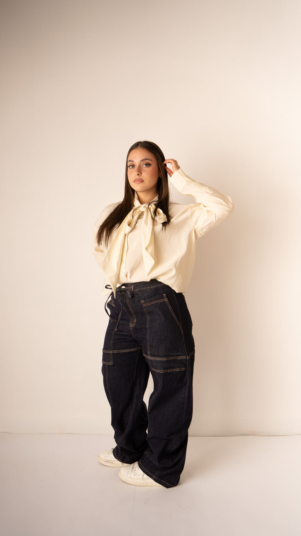 Camicia Fiocco Burro