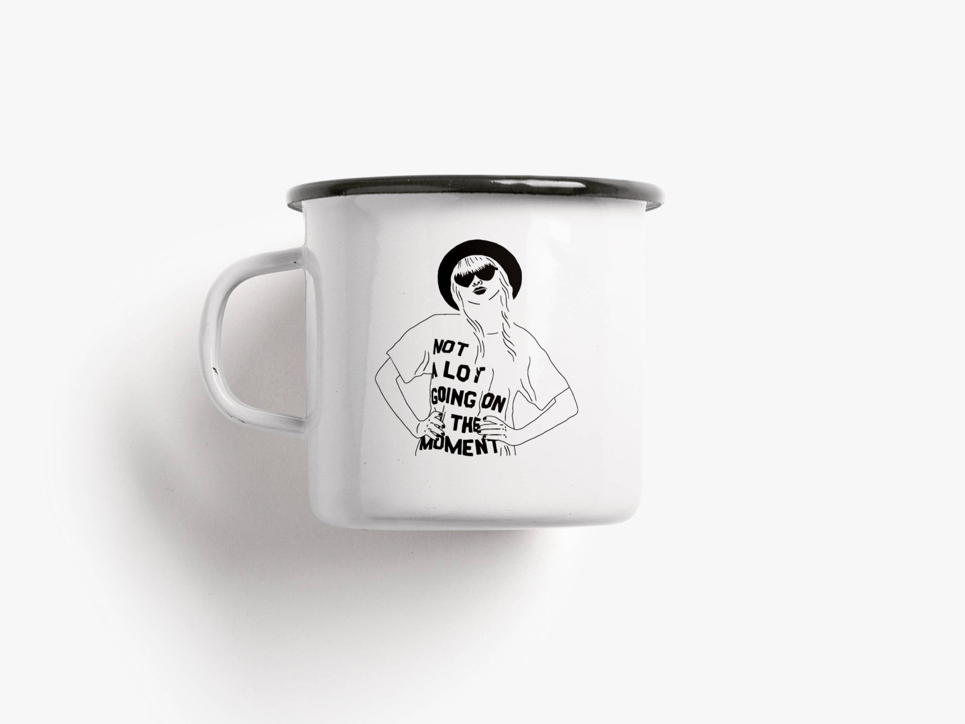 Tazza in smalto / Spazio vuoto