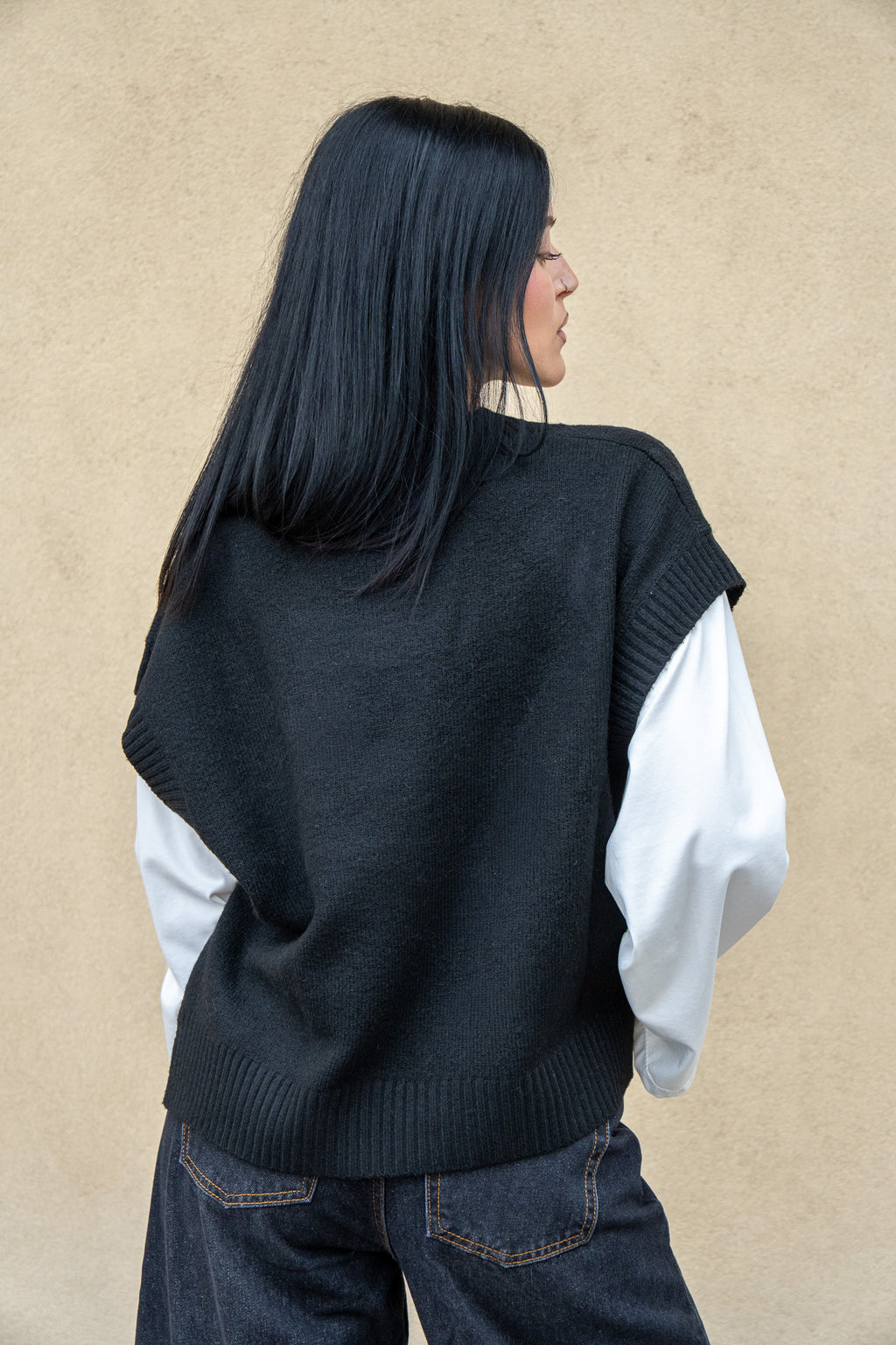 Gilet Iris Nero
