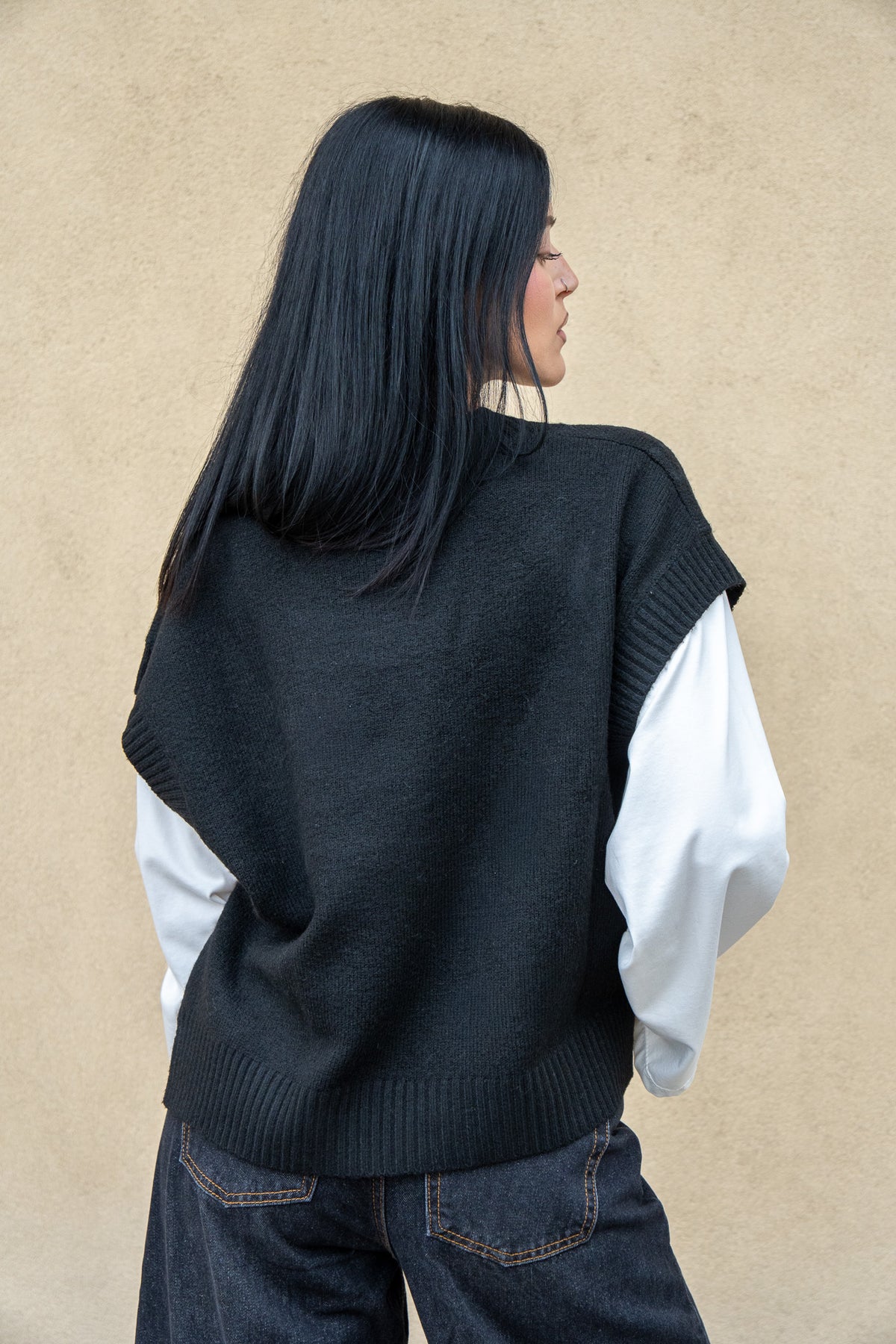 Gilet Iris Nero