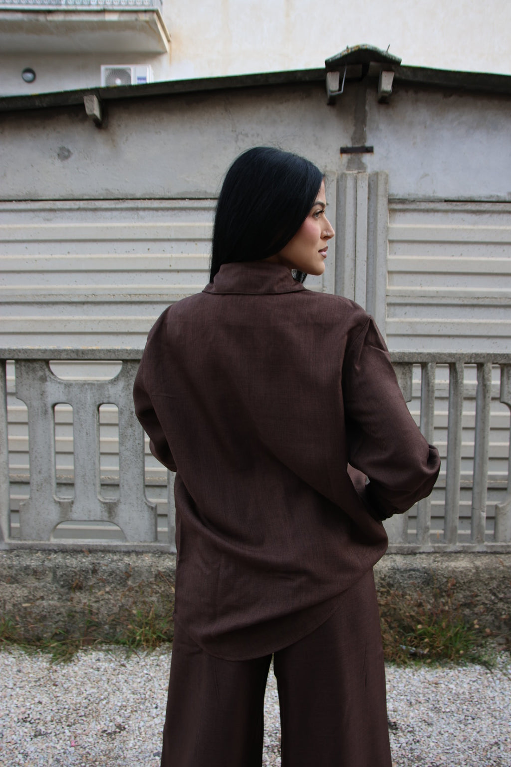 Camicia Diana Choco