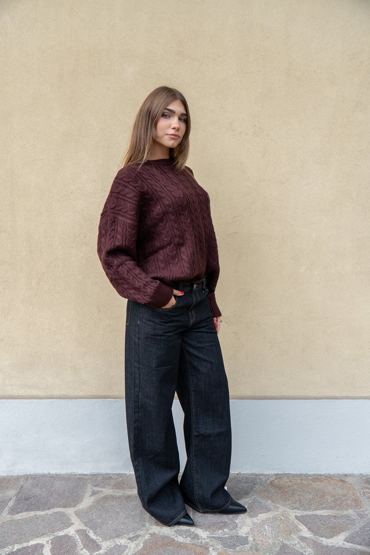 Maglione Camille Bordeaux