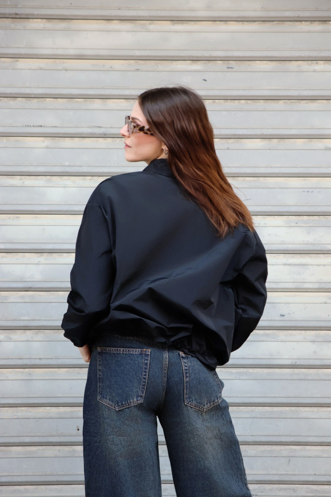Bomber Sfoderato Delia Nero