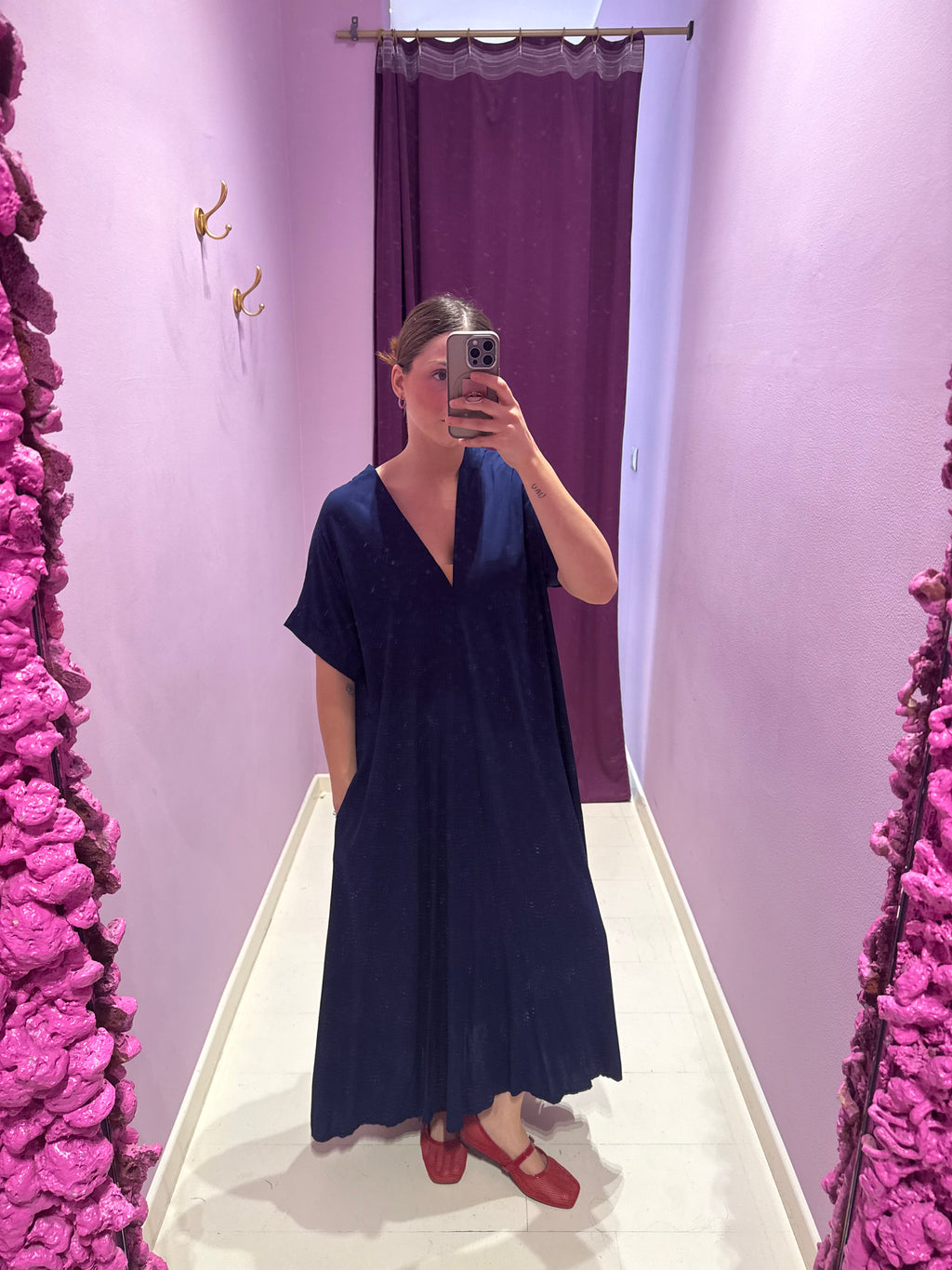 Abito Kimono Blu Royal