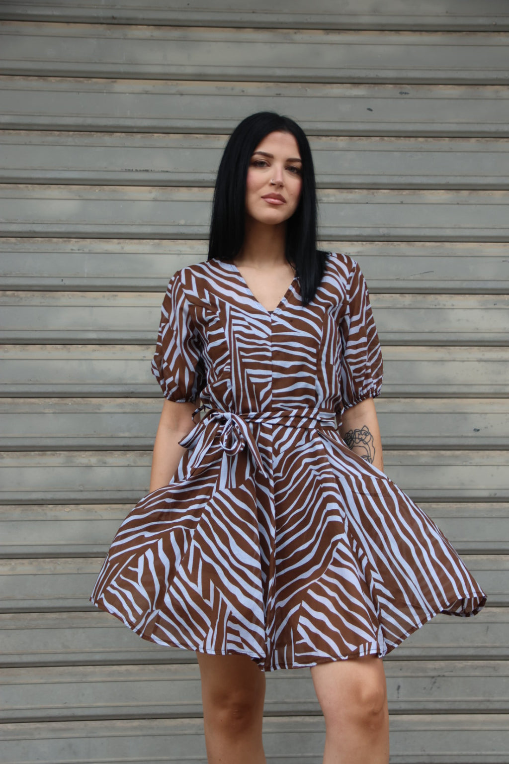 Vestito Enna Marrone