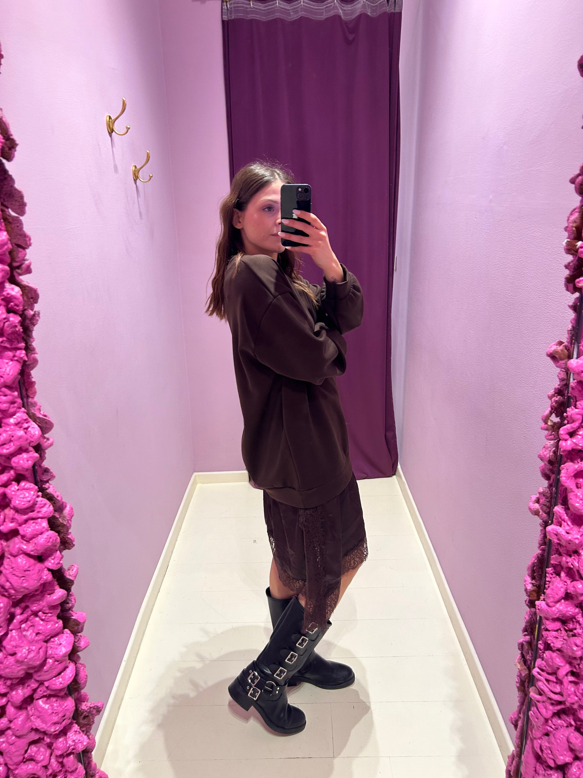 Felpa Dress Nina Choco