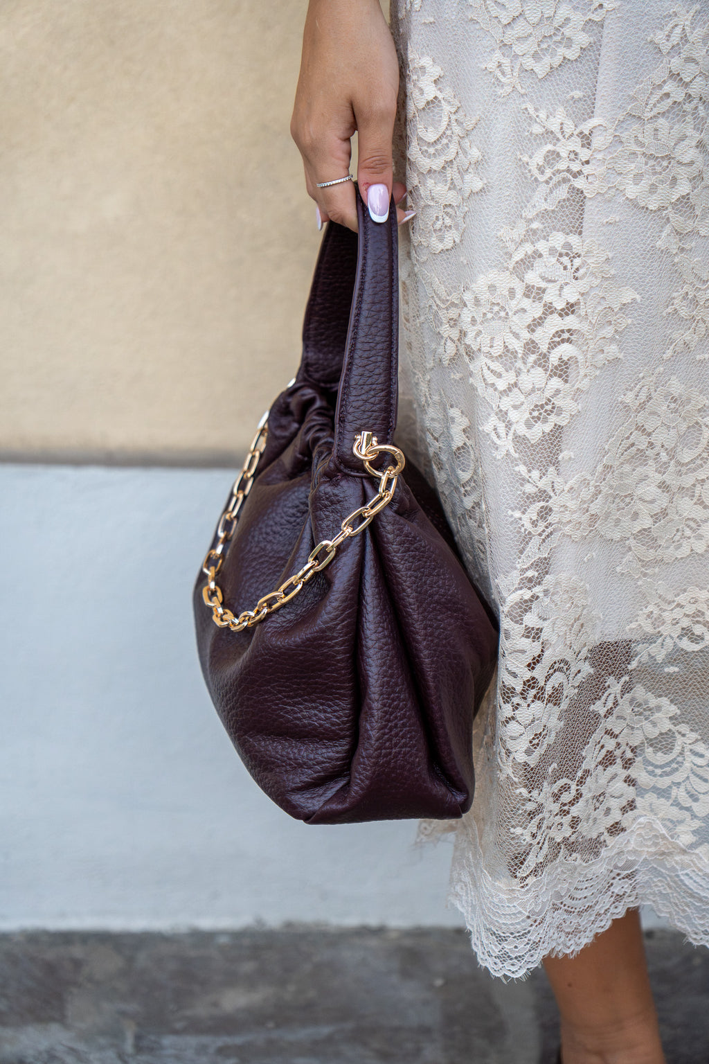 Borsa Derby Burgundy