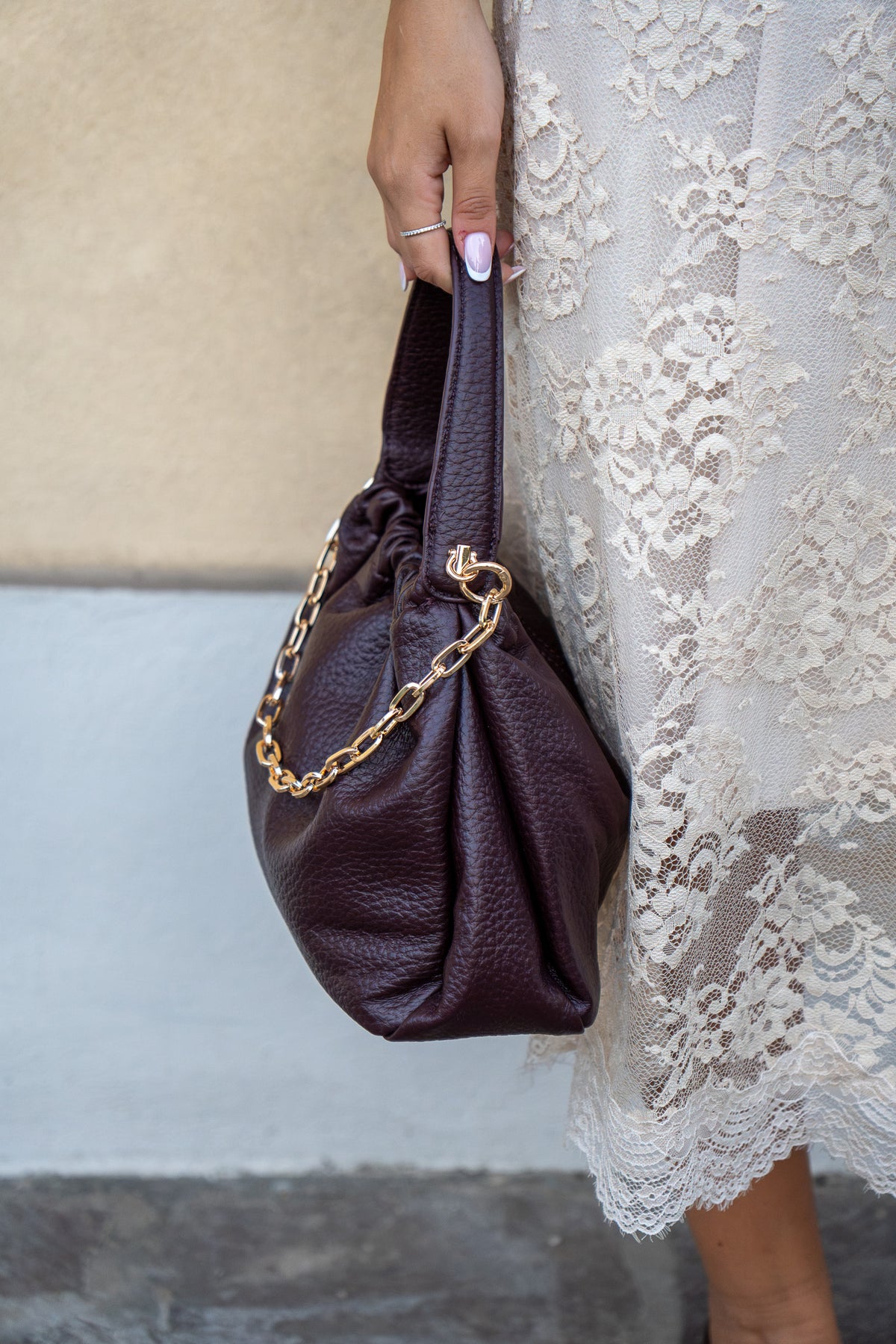 Borsa Derby Burgundy