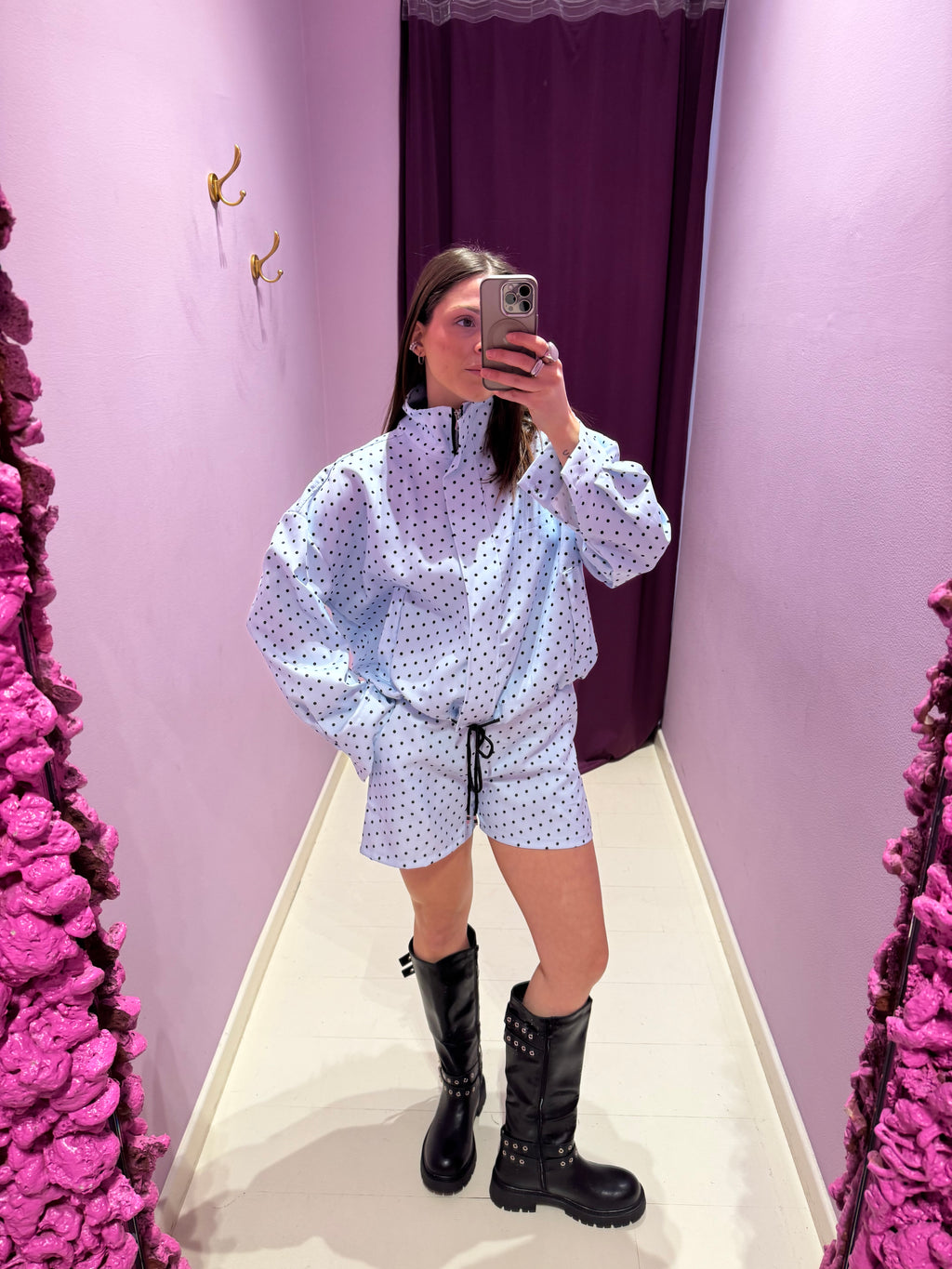 Coordinato Polka Celeste