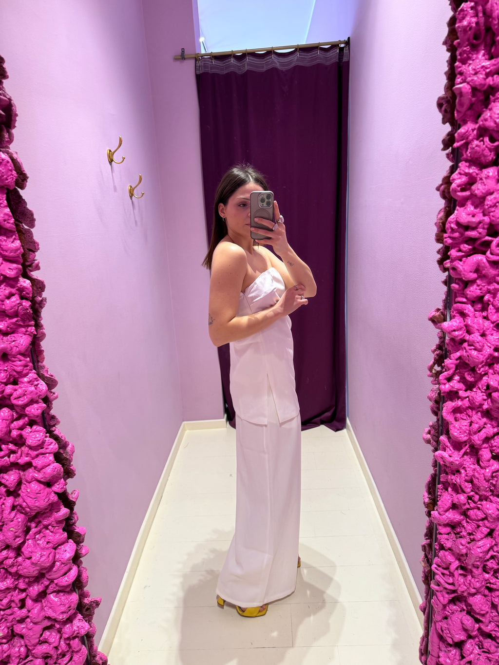 Pantaloni Nora Bianco