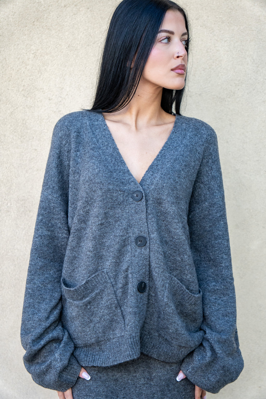 Cardigan Melrose Grigio