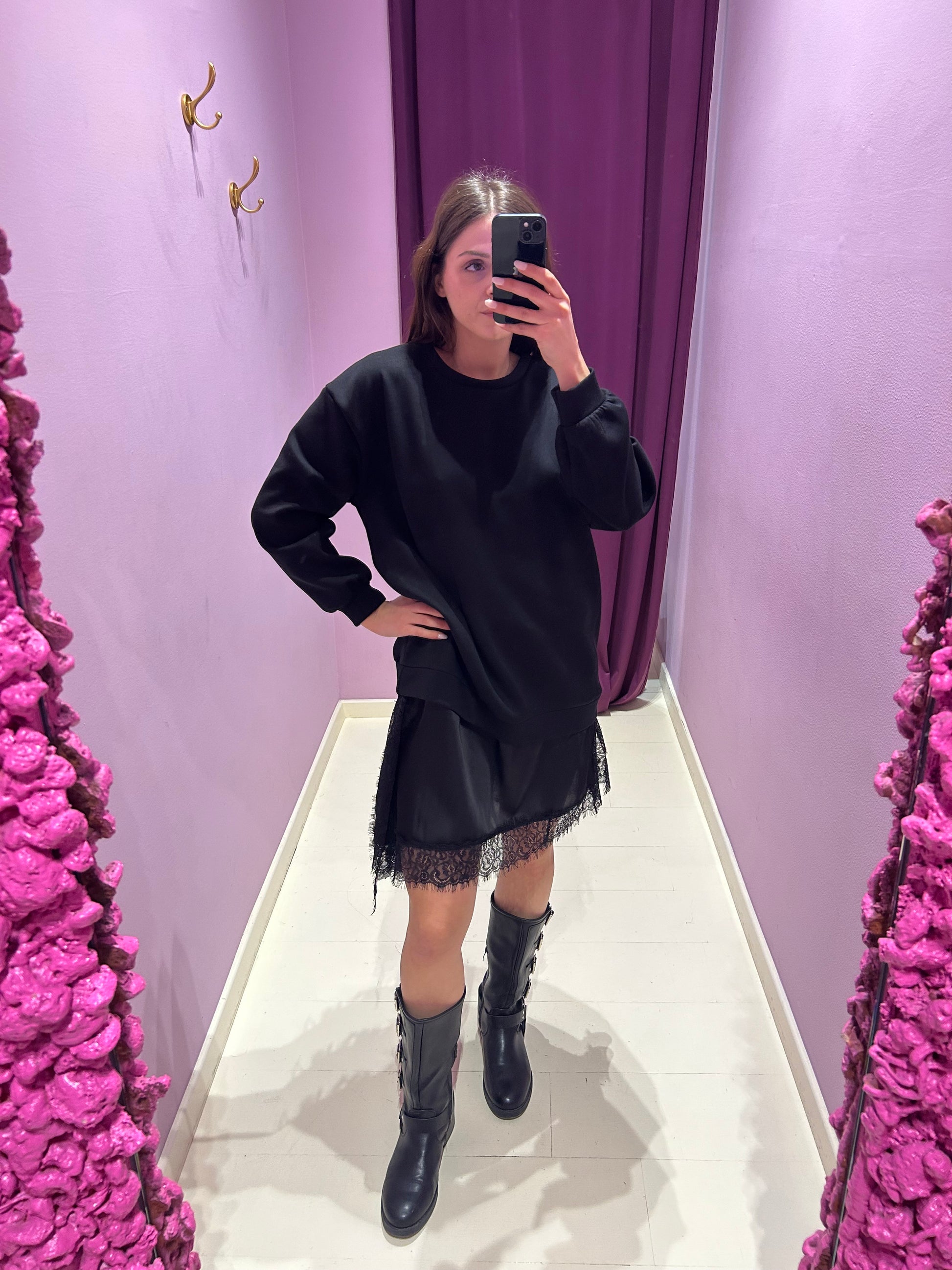 Felpa Dress Nina Nera