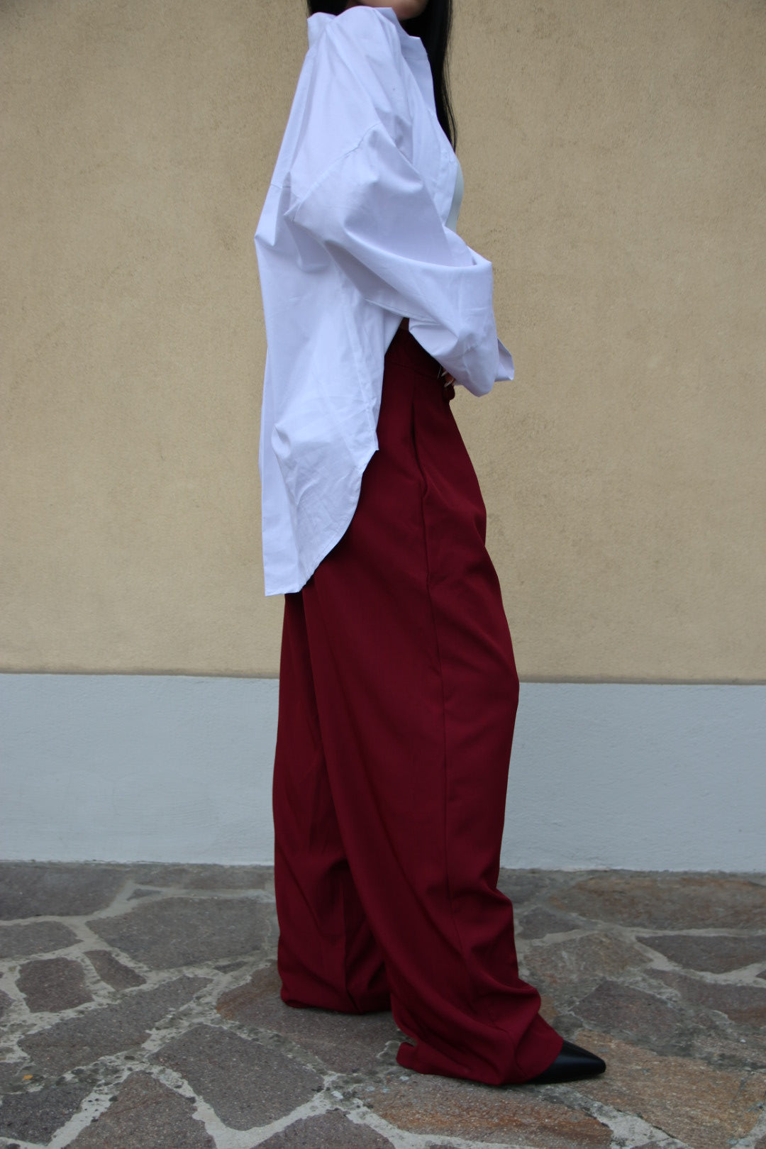 Pantalone Crizia Bordeaux