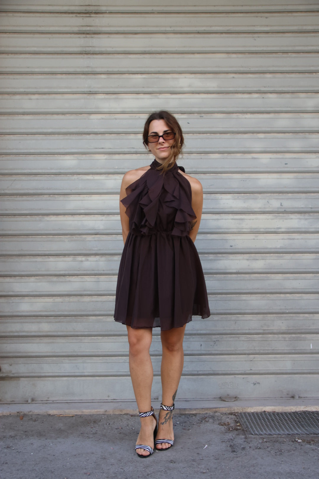 Vestito Mel Marrone