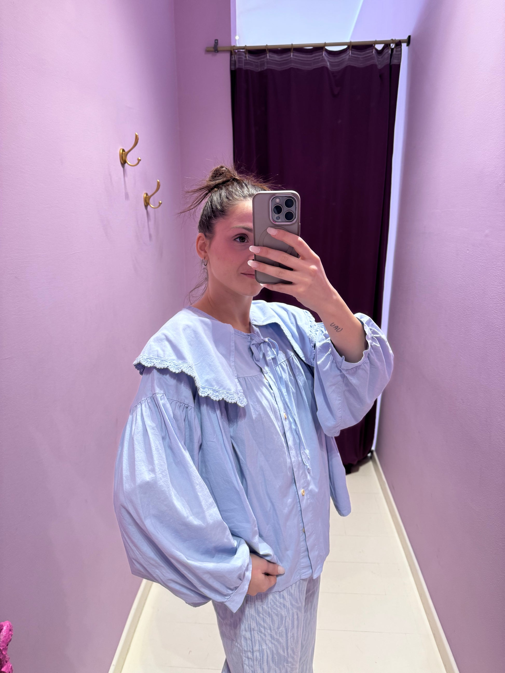 Camicia Valentine Azzurra