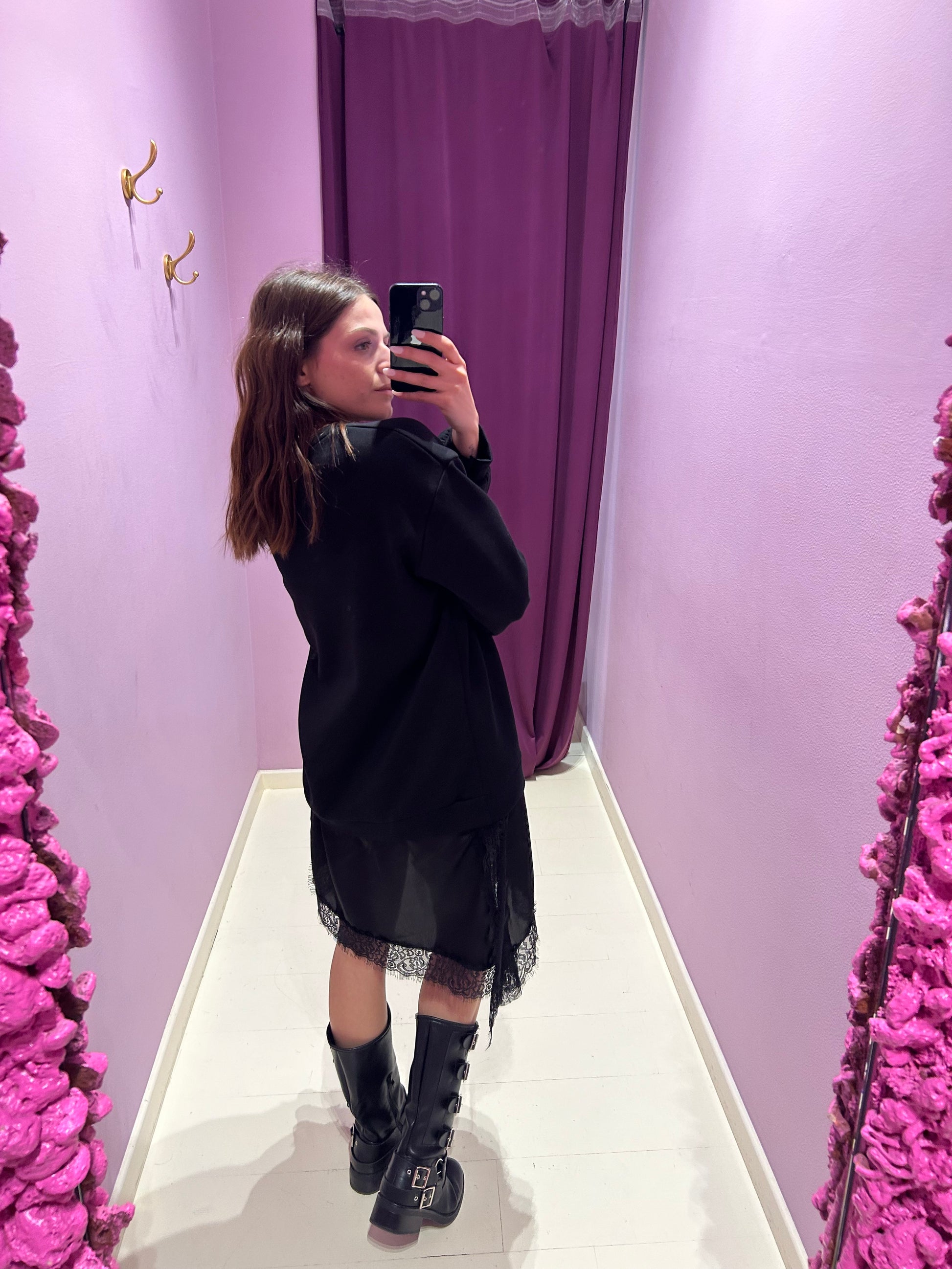 Felpa Dress Nina Nera