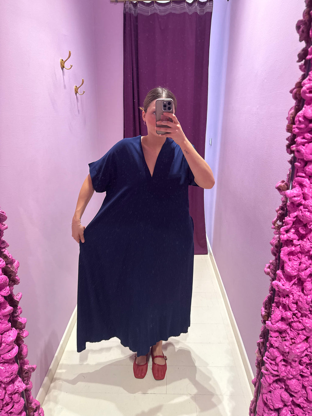 Abito Kimono Blu Royal