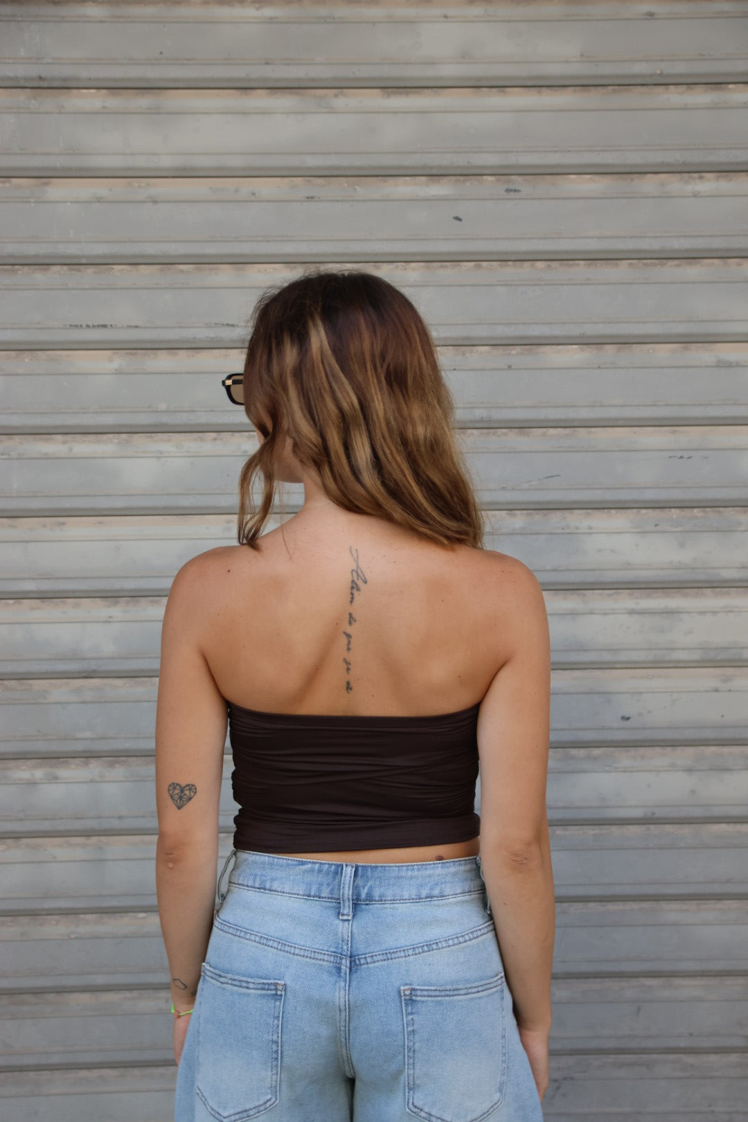 Top Shell Marrone