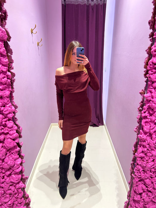 Vestito Skin Bordeaux