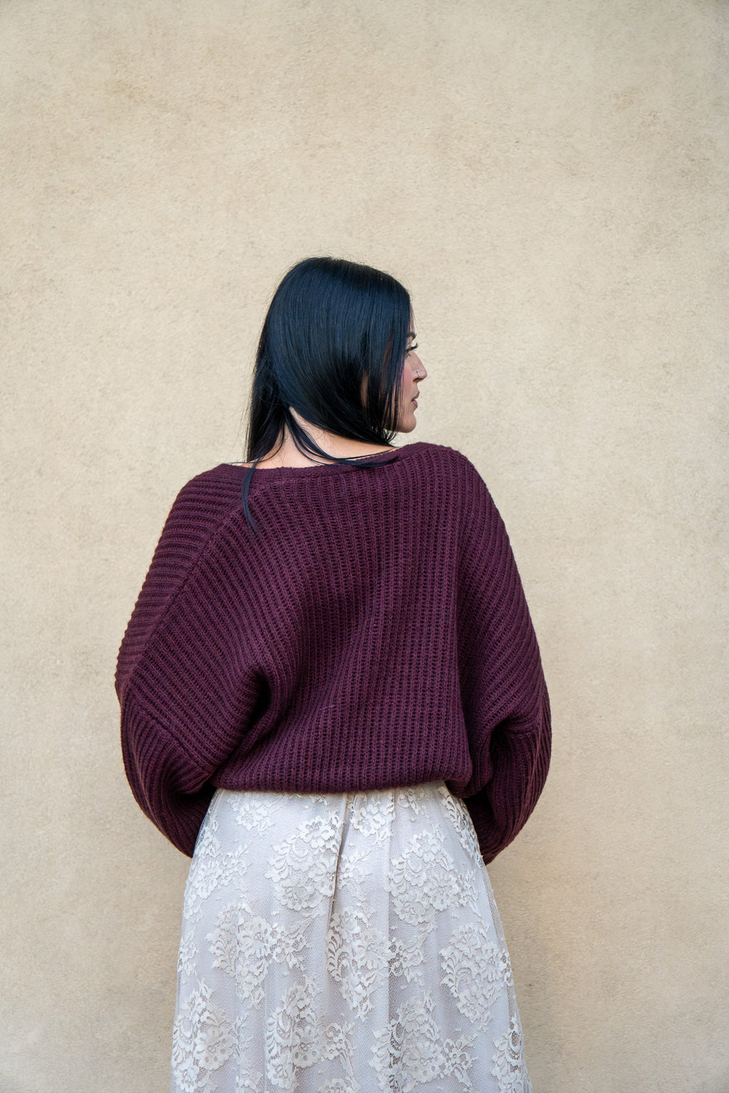 Maglione Rosemary Bordeaux