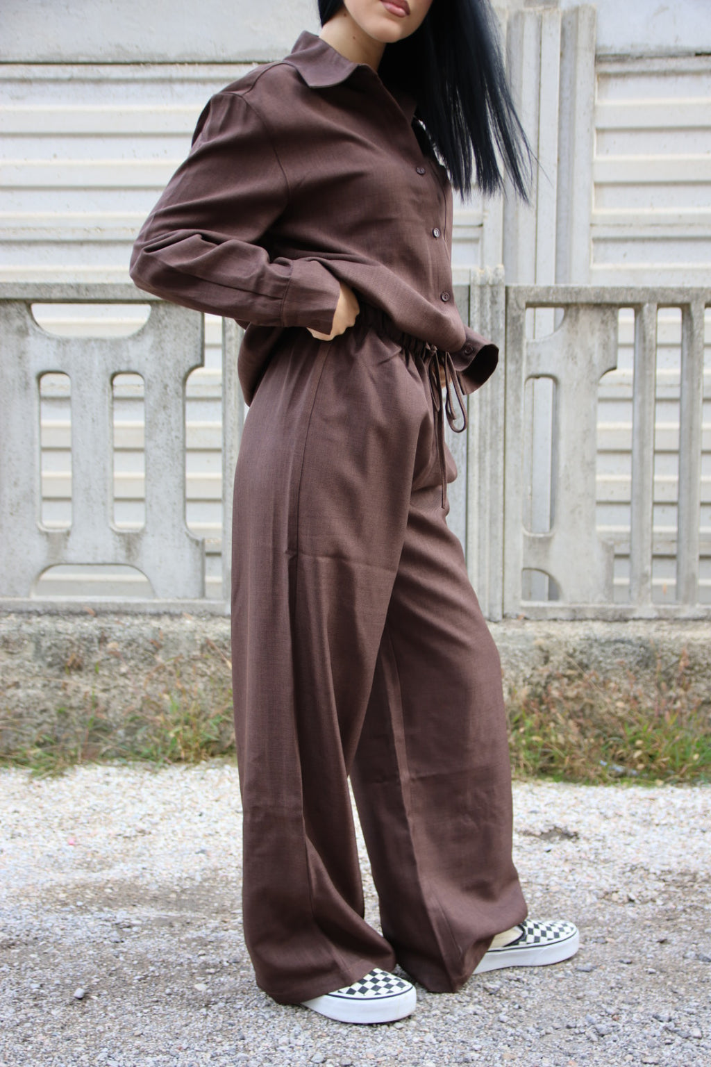 Pantalone Diana Choco