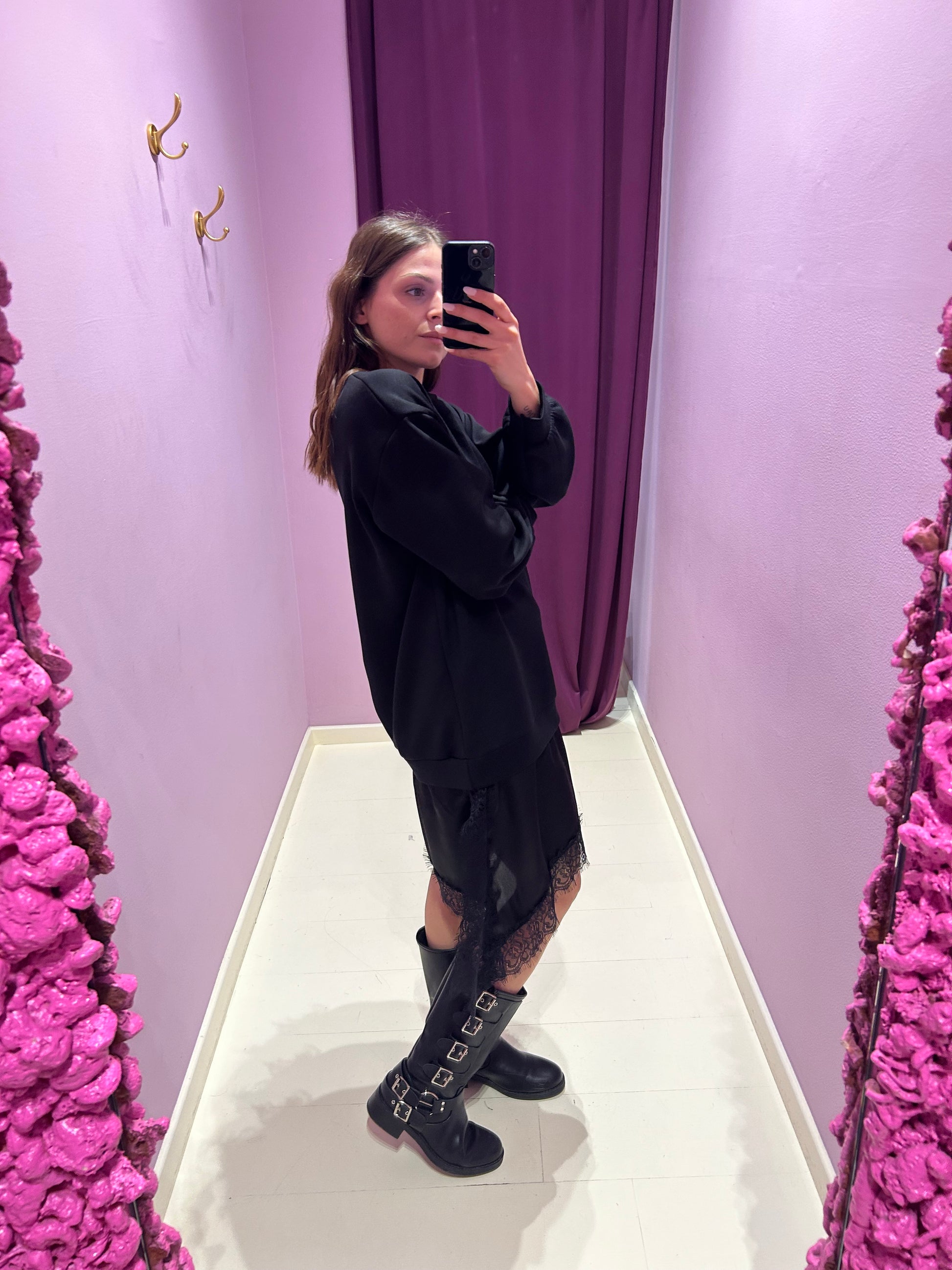 Felpa Dress Nina Nera