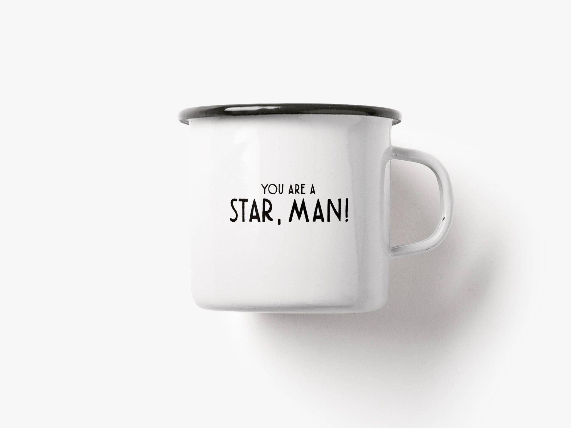 Tazza in smalto / Star Man