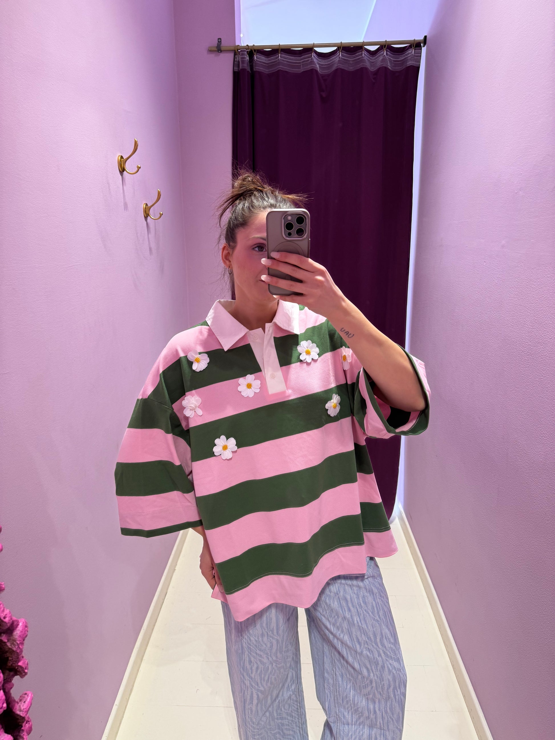 T-Shirt Flower Verdone