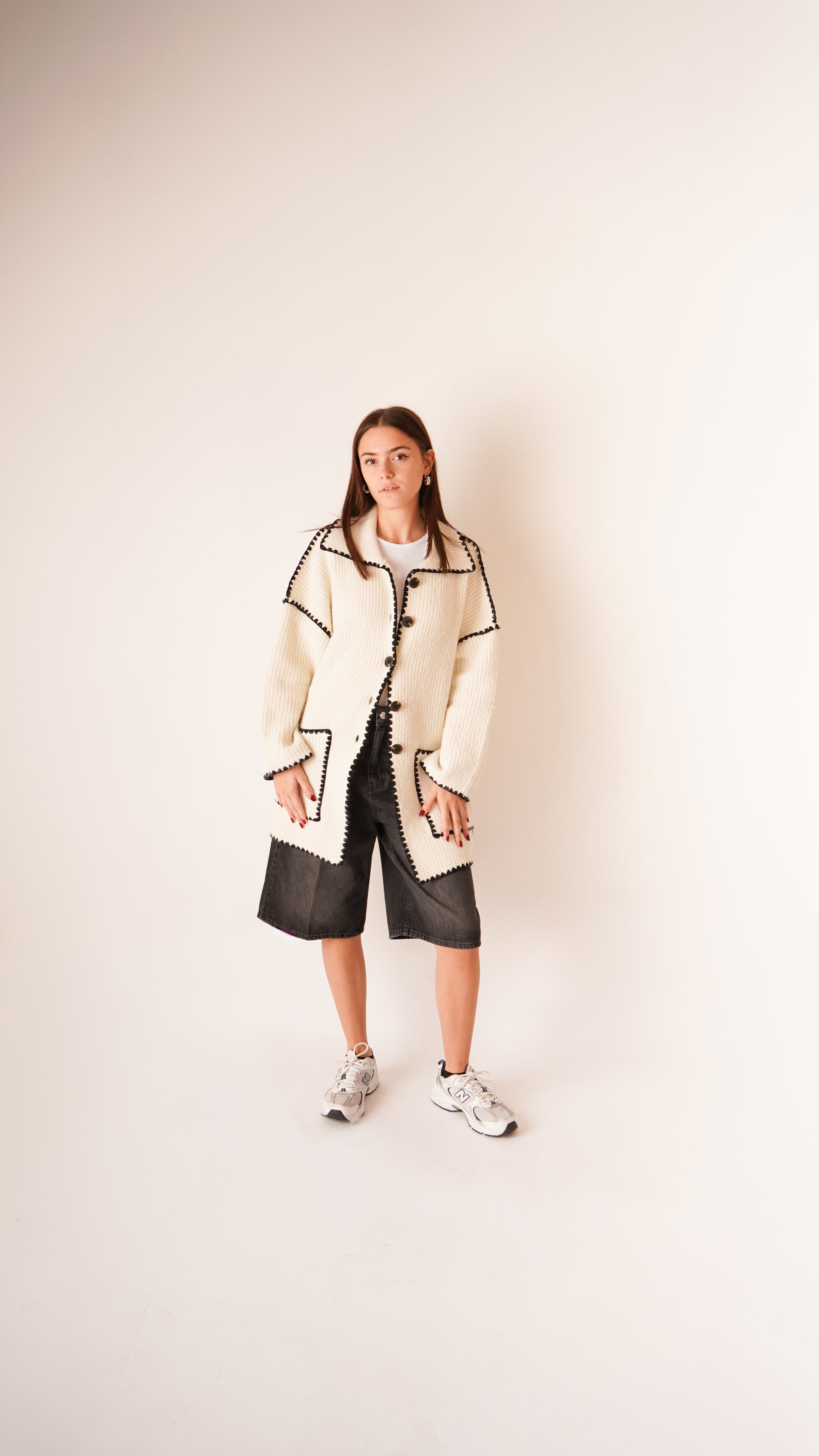 Maxi Maglia Cozy Panna